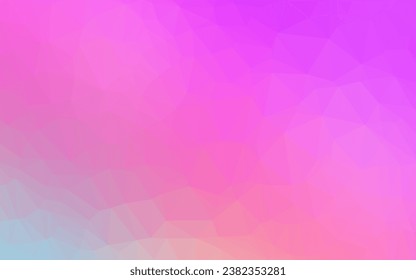 Light Pink vector low poly cover. Glitter abstract illustration with an elegant design. New texture for your design.