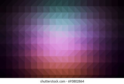 Light Pink vector low poly background. A vague abstract illustration with gradient. The elegant pattern can be used as part of a brand book.