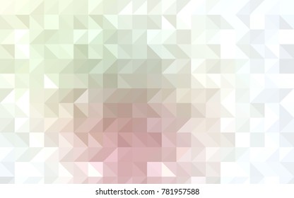 Light Pink vector low poly pattern. Colorful illustration in abstract style with gradient. A completely new design for your business.