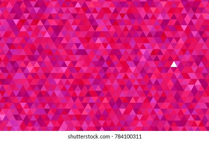 Light Pink vector low poly pattern. An elegant bright illustration with gradient. Triangular pattern for your business design.