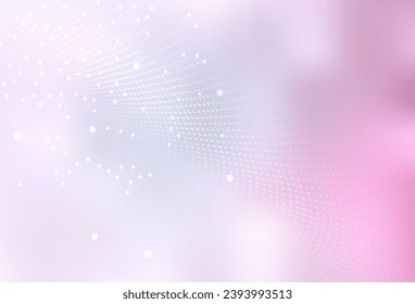 Light Pink vector Modern abstract illustration with colorful water drops. Blurred bubbles on abstract background with colorful gradient. Base for booklets, leaflets