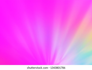Light Pink vector modern bokeh pattern. An elegant bright illustration with gradient. The template for backgrounds of cell phones.