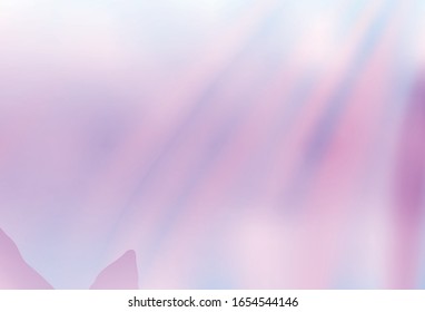 Hellrosa Vektorillustration Modernes, elegantes Design. Eine komplett neue farbige Illustration im unscharfen Stil. Hintergrund für Designs.