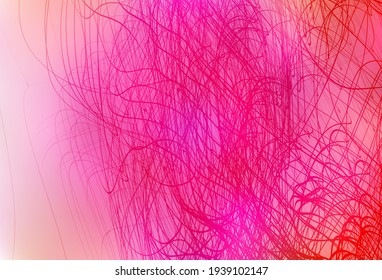 Diseño moderno y elegante del vector rosa claro. Ilustración creativa en estilo de semitono con gradiente. Nueva forma de tu diseño.