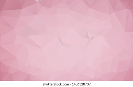 Light Pink vector modern geometric abstract background  , Multicolor, Rainbow vector triangle mosaic template