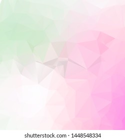 Light Pink vector modern geometric abstract background  , Multicolor, Rainbow vector triangle mosaic template