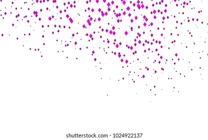 Light Pink vector modern geometrical background. Abstract template. Geometric pattern in square style with gradient.