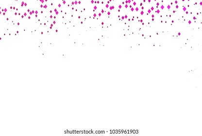 Light Pink vector modern geometrical background. Abstract template. Geometric pattern in square style with gradient.