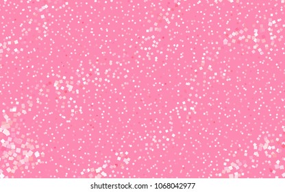 Light Pink vector modern geometrical background. Abstract template. Geometric pattern in square style with gradient.