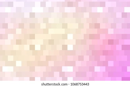 Light Pink vector modern geometrical background. Abstract template. Geometric pattern in square style with gradient.