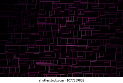 Light Pink vector modern geometrical background. Abstract template. Geometric pattern in square style with gradient.
