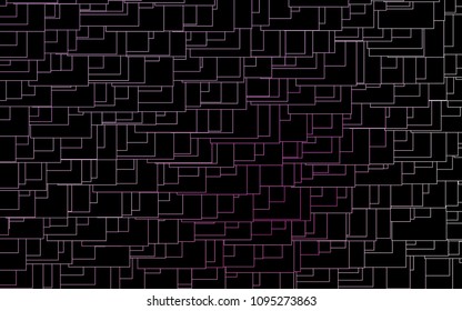 Light Pink vector modern geometrical background. Abstract template. Geometric pattern in square style with gradient.