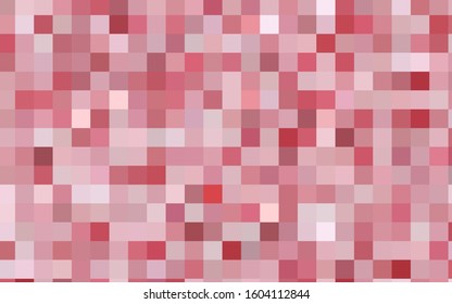 Light Pink vector modern geometrical background. Abstract template. Geometric pattern in square style with gradient.