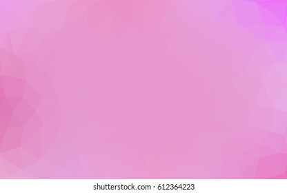 Light Pink vector modern geometrical abstract background. Texture, new background. Geometric background in Origami style with gradient. 