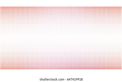 Light Pink vector modern geometrical circle abstract background. Dotted texture template. Geometric pattern in halftone style with gradient. 