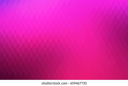 Light Pink vector modern geometrical background. Abstract template. Geometric pattern in square style with gradient.
