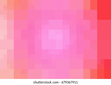 Light Pink vector modern geometrical abstract background. Texture template. Geometric pattern in Origami style with gradient. 