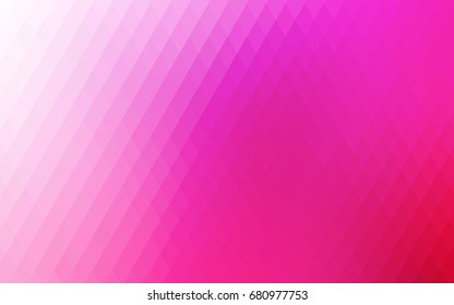 Light Pink vector modern geometrical background. Abstract template. Geometric pattern in square style with gradient.