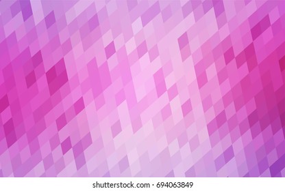 Light Pink vector modern geometrical background. Abstract template. Geometric pattern in square style with gradient.