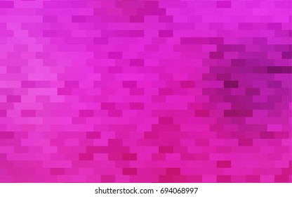 Light Pink vector modern geometrical background. Abstract template. Geometric pattern in square style with gradient.