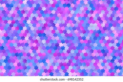 Light Pink vector modern geometrical abstract background. Texture, brand-new background. Geometric background in Origami style with gradient. 