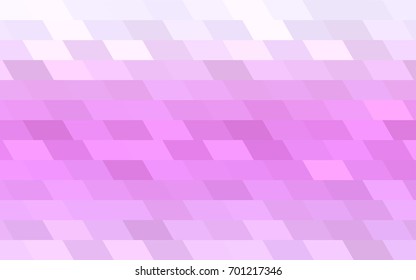 Light Pink vector modern geometrical background. Abstract template. Geometric pattern in square style with gradient.