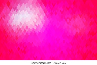 Light Pink vector modern geometrical background. Abstract template. Geometric pattern in square style with gradient.