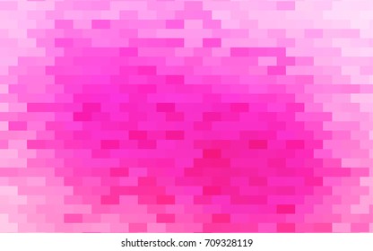 Light Pink vector modern geometrical background. Abstract template. Geometric pattern in square style with gradient.