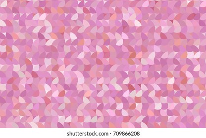Light Pink vector modern geometrical circle abstract background. Dotted texture template. Geometric pattern in halftone style with gradient. 