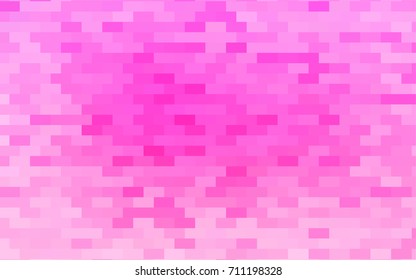 Light Pink vector modern geometrical background. Abstract template. Geometric pattern in square style with gradient.