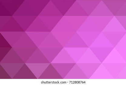 Light Pink vector modern geometrical abstract background. Texture, new background. Geometric background in Origami style with gradient. 