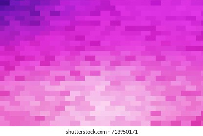 Light Pink vector modern geometrical background. Abstract template. Geometric pattern in square style with gradient.