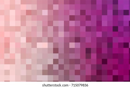 Light Pink vector modern geometrical background. Abstract template. Geometric pattern in square style with gradient.
