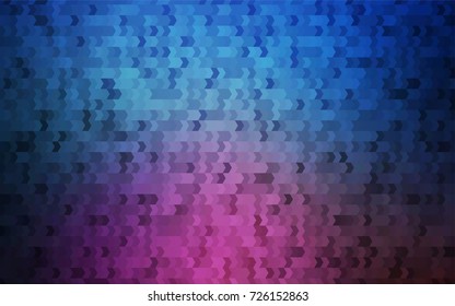 Light Pink vector modern geometrical background. Abstract template. Geometric pattern in square style with gradient.
