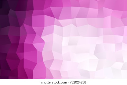Light Pink vector modern geometrical background. Abstract template. Geometric pattern in square style with gradient.