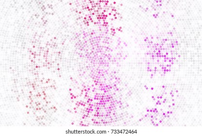 Light Pink vector modern geometrical background. Abstract template. Geometric pattern in square style with gradient.