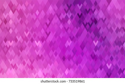 Light Pink vector modern geometrical background. Abstract template. Geometric pattern in square style with gradient.