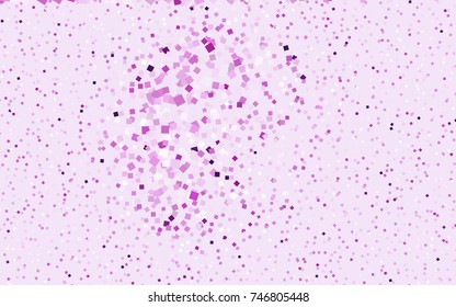 Light Pink vector modern geometrical background. Abstract template. Geometric pattern in square style with gradient.