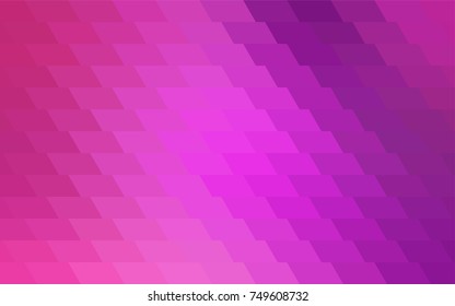 Light Pink vector modern geometrical background. Abstract template. Geometric pattern in square style with gradient.