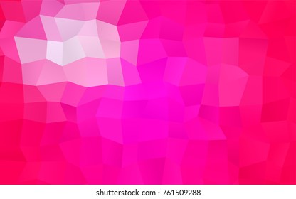 Light Pink vector modern geometrical background. Abstract template. Geometric pattern in square style with gradient.