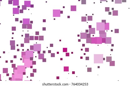 Light Pink vector modern geometrical background. Abstract template. Geometric pattern in square style with gradient.