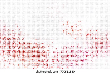 Light Pink vector modern geometrical background. Abstract template. Geometric pattern in square style with gradient.