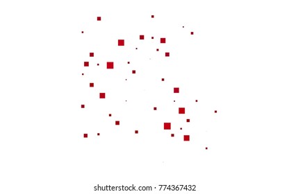 Light Pink vector modern geometrical background. Abstract template. Geometric pattern in square style with gradient.