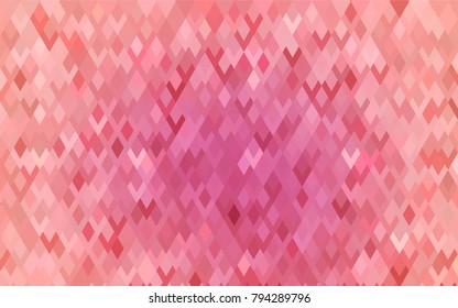 Light Pink vector modern geometrical background. Abstract template. Geometric pattern in square style with gradient.