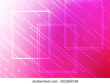 Light Pink vector natural abstract template. Glitter abstract illustration with doodles and Zen tangles. A completely new template for your business design.