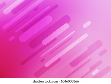 Light Pink vector natural abstract pattern. Shining colored illustration with doodles in Zen tangle style. Brand-new style for your business design.