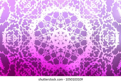 Light Pink vector natural abstract template. Sketchy doodles drawn by child on blurred background. A new texture for your design.