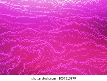 Light Pink vector natural abstract texture. An elegant bright illustration with lines in Natural style. Brand-new style for your business design.