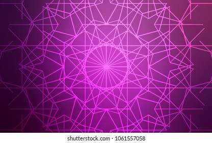 Light Pink vector natural abstract pattern. A vague abstract illustration with doodles drawn by child in Indian style. The best blurred design for your business.