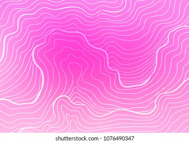 Light Pink vector natural abstract template. An elegant bright illustration with lines in Natural style. Hand painted design for web, wrapping, wallpaper.
